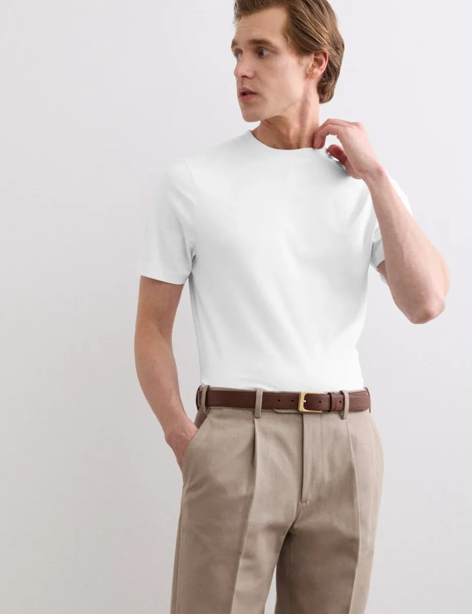 Pure Cotton T-Shirt White
