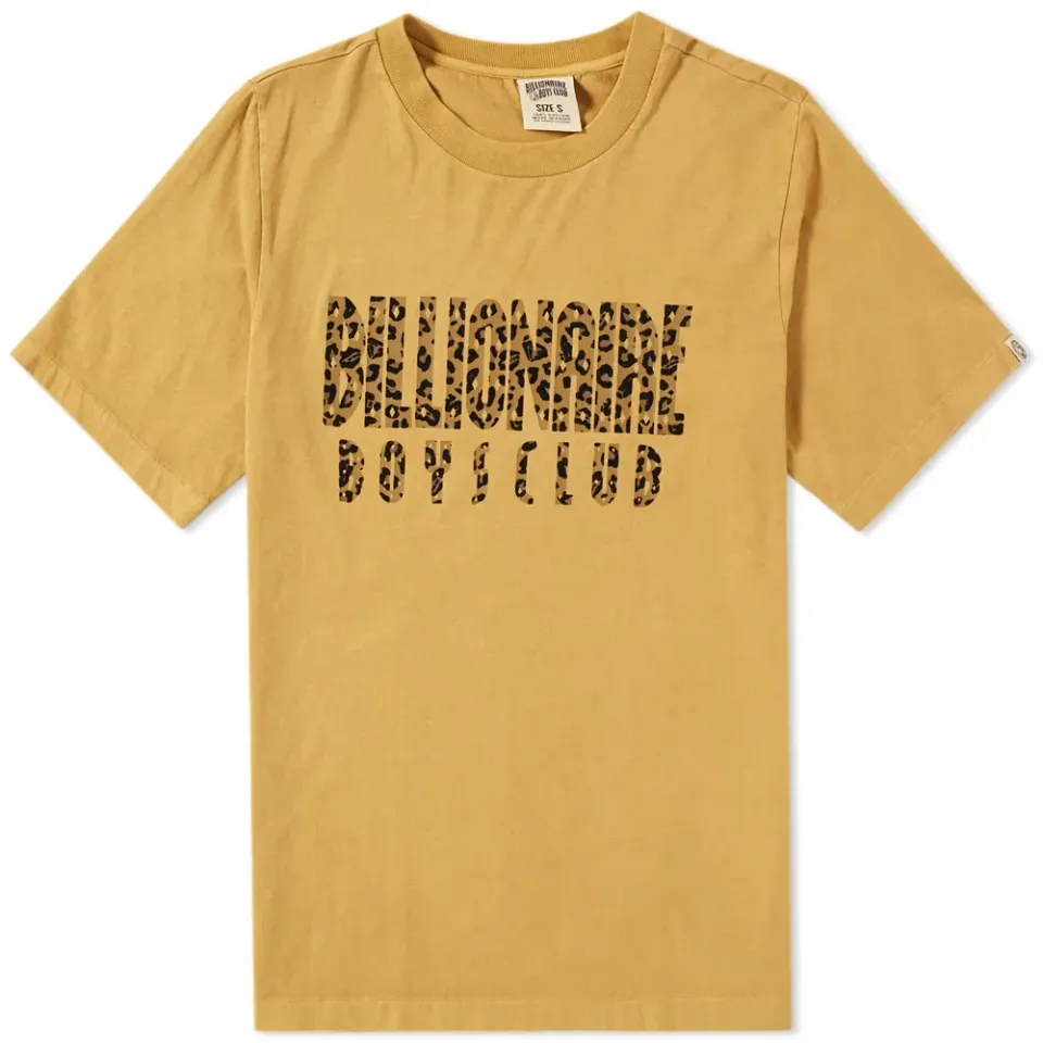 Leopard Fill Straight Logo Tee