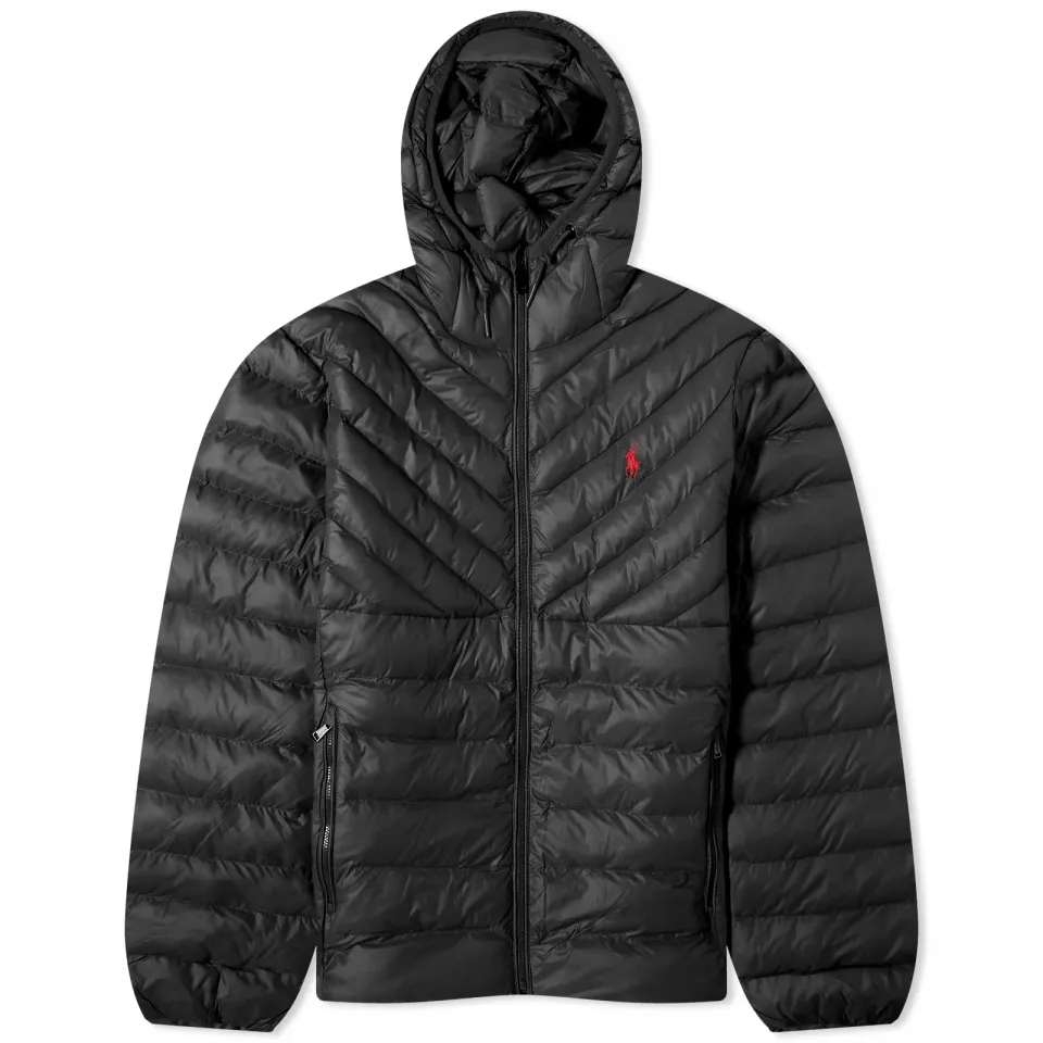 Terra Chevron Insulated Hooded Jacket