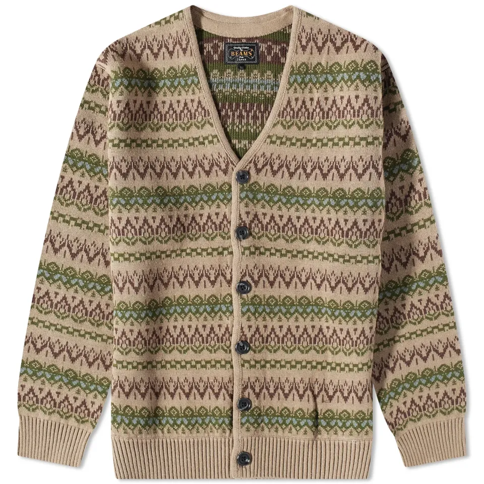 Fair Isle Jaquard Cardigan