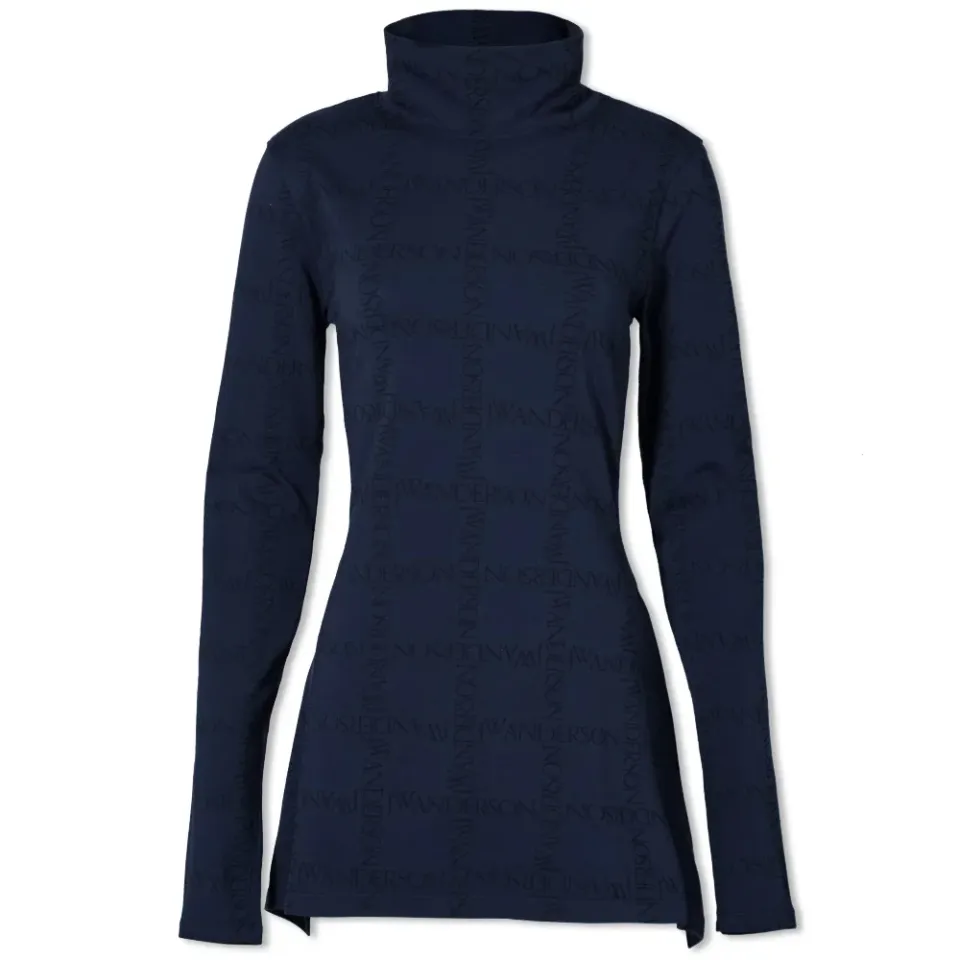 Asymmetric Roll Neck Top