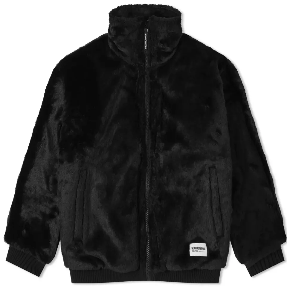 Fur Logo Jacket