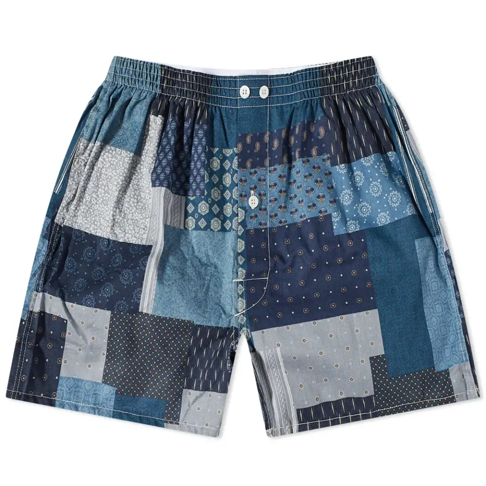 Boro Patchwork Boxer Shorts