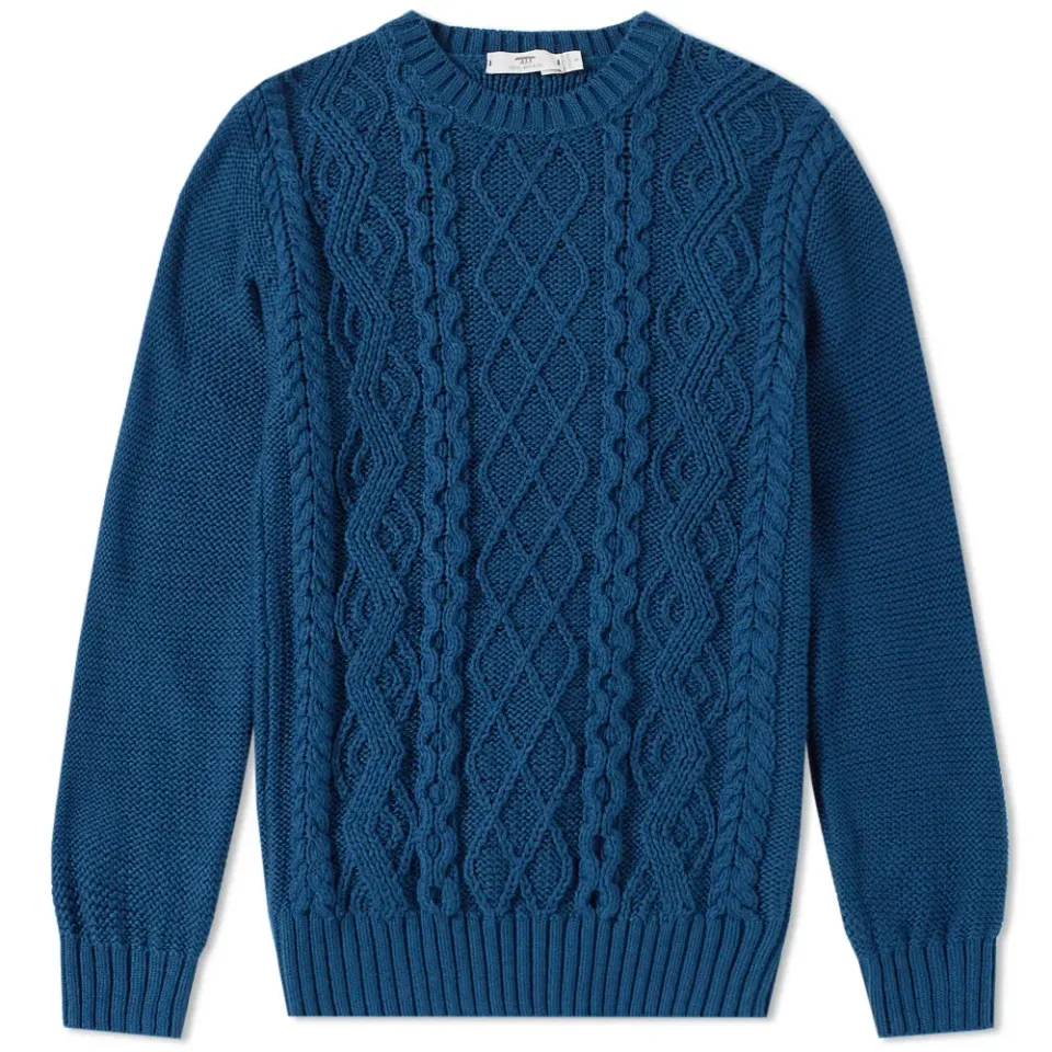 Inis Meáin Arran Beach Crew Knit