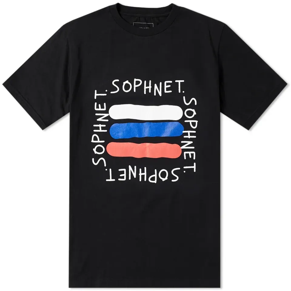 SOPHNET. Tricolour Tee