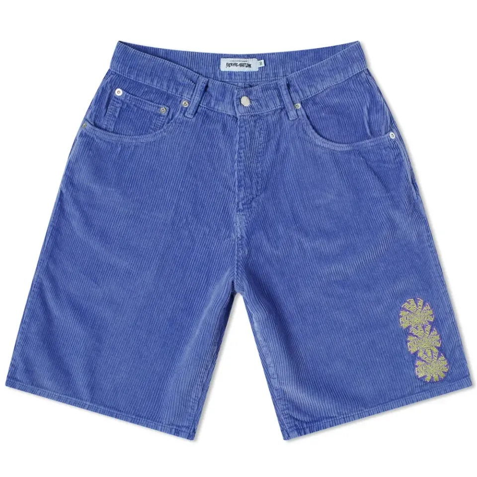 Three Spiral Corduroy Shorts