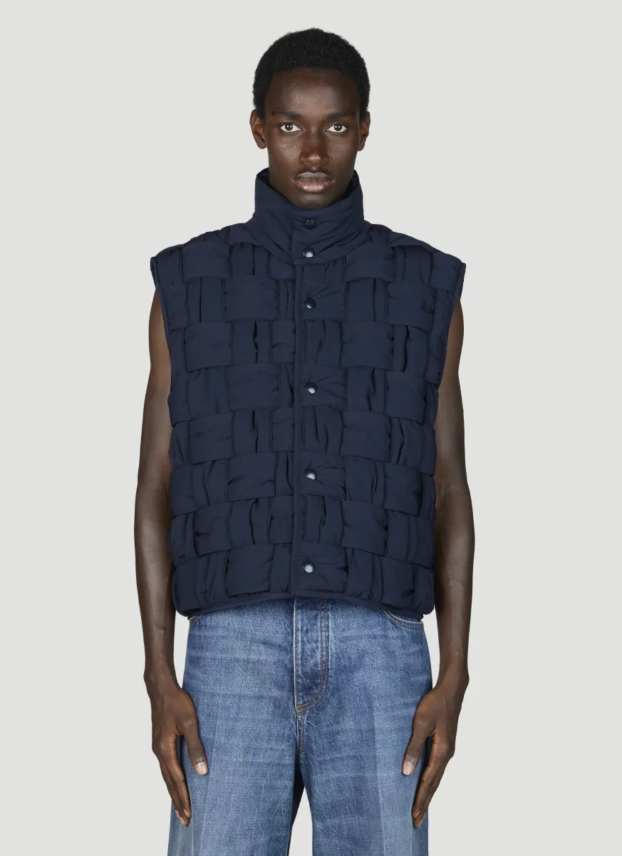 Tech Nylon Intrecciato Gilet