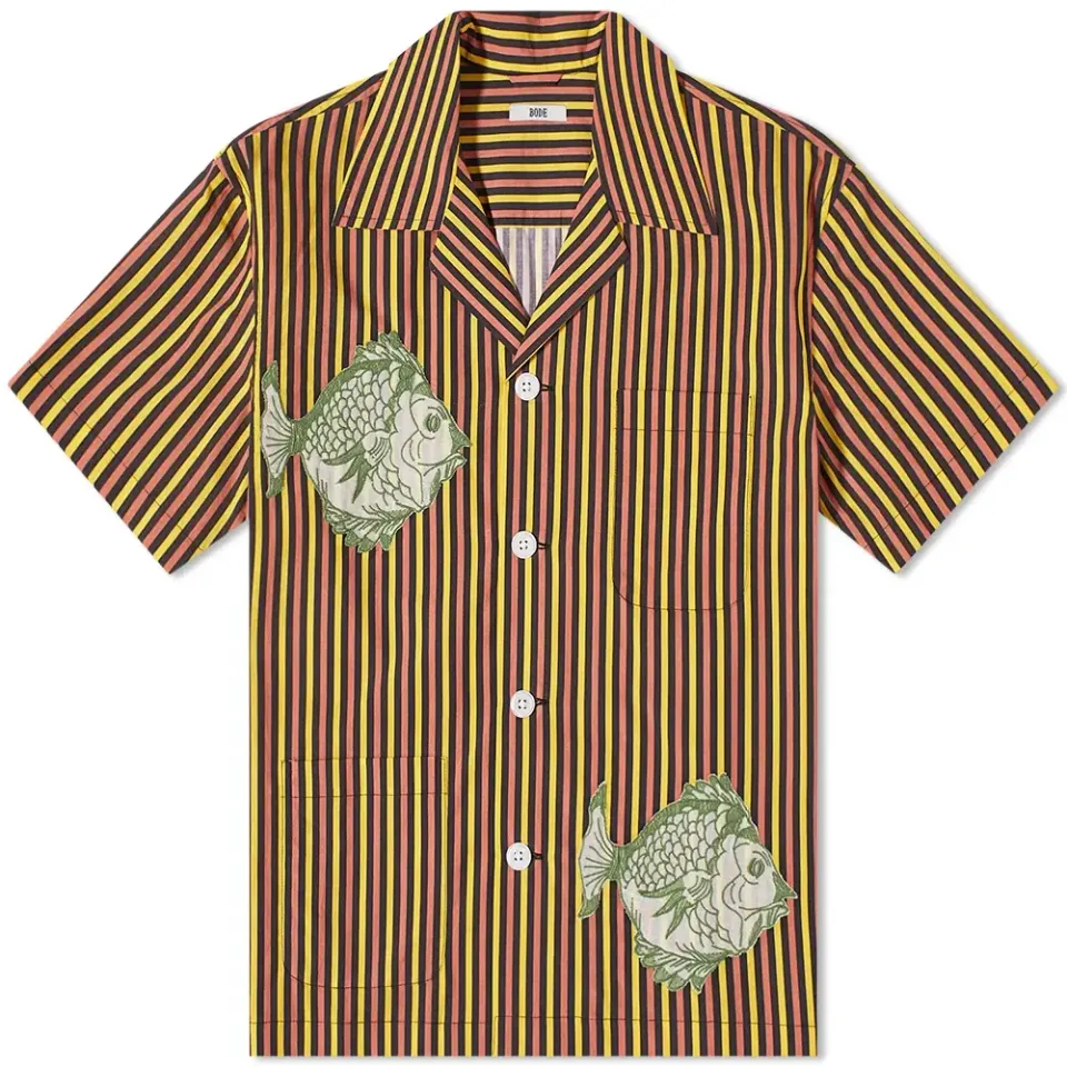 Fish Applique Vacation Shirt
