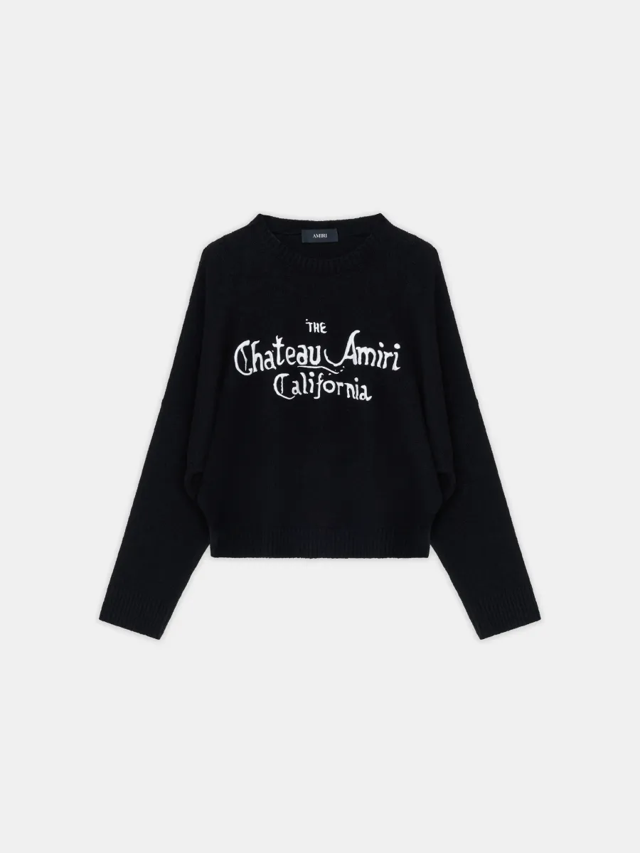 WOMEN - WOMEN'S CHATEAU AMIRI SWEATER - Black