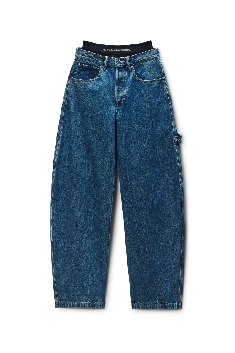Pre-Styled Jean Mid-Rise