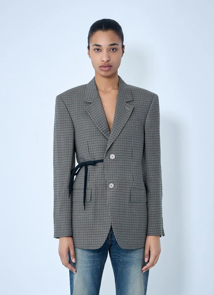 Wrap Tailored Blazer