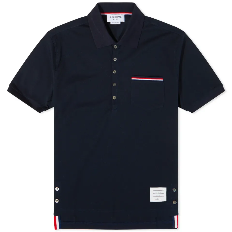 Mercerised Pique Pocket Polo