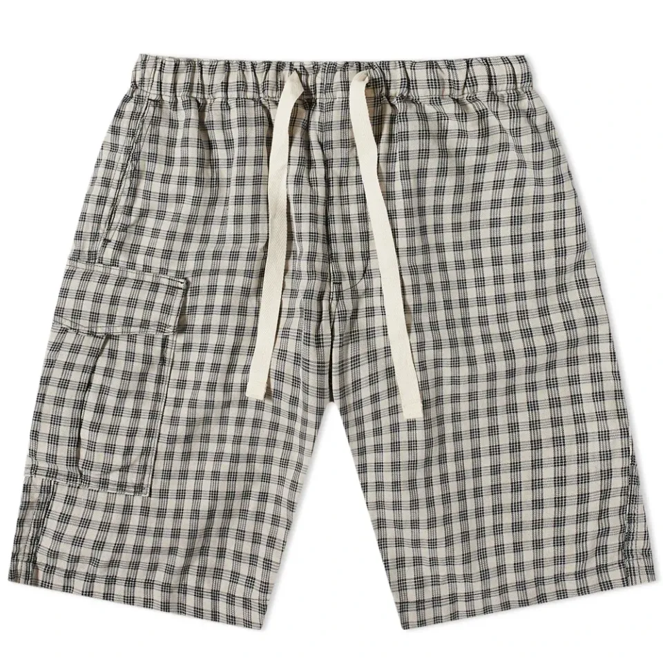 Palaka Check Easy Cargo Shorts