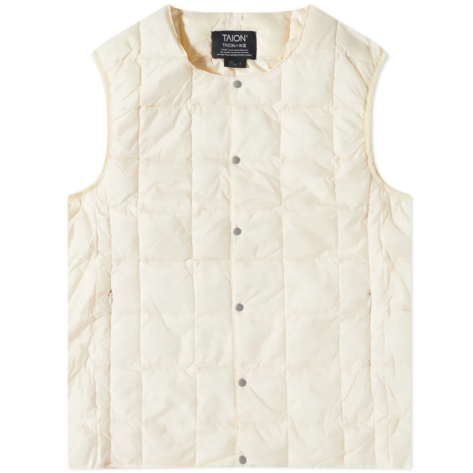 Crew Neck Down Vest