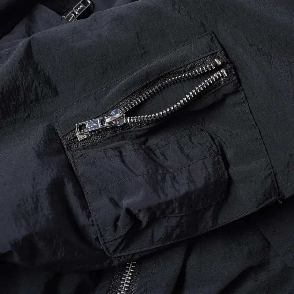 Taslon Nylon Bomber Jacket