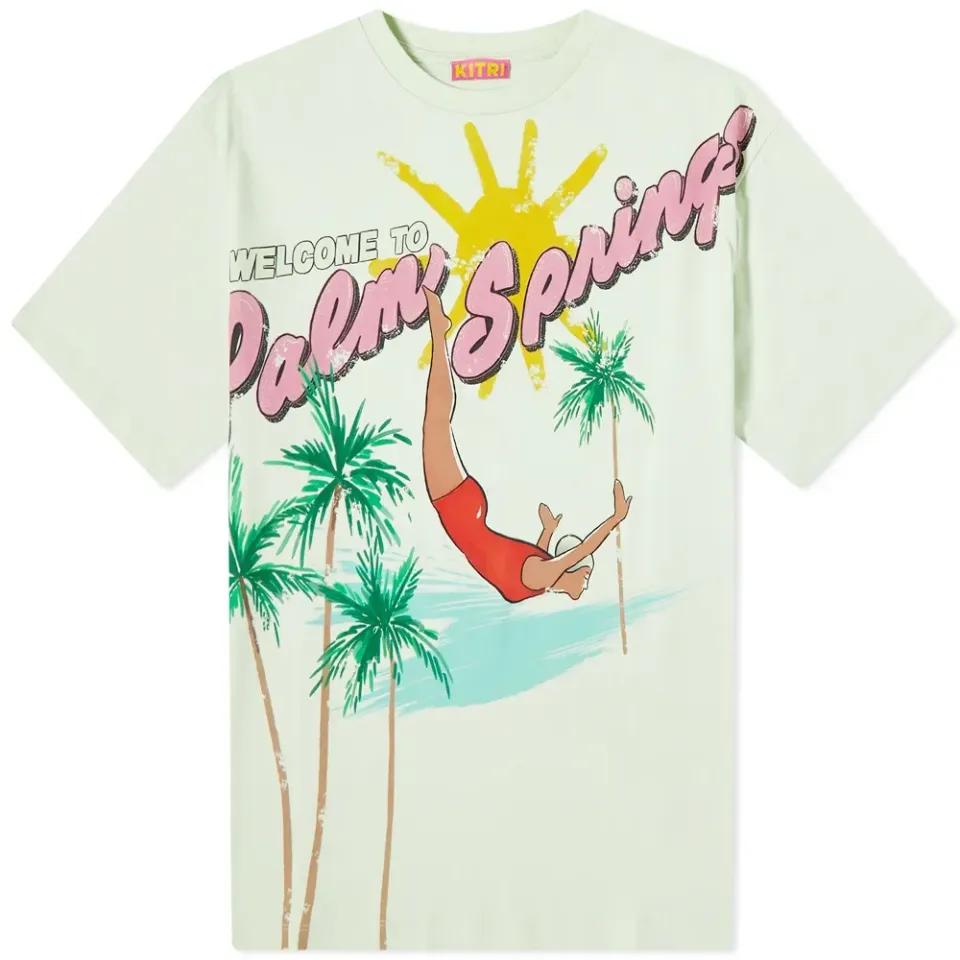 Gia Palm Springs Print T-Shirt