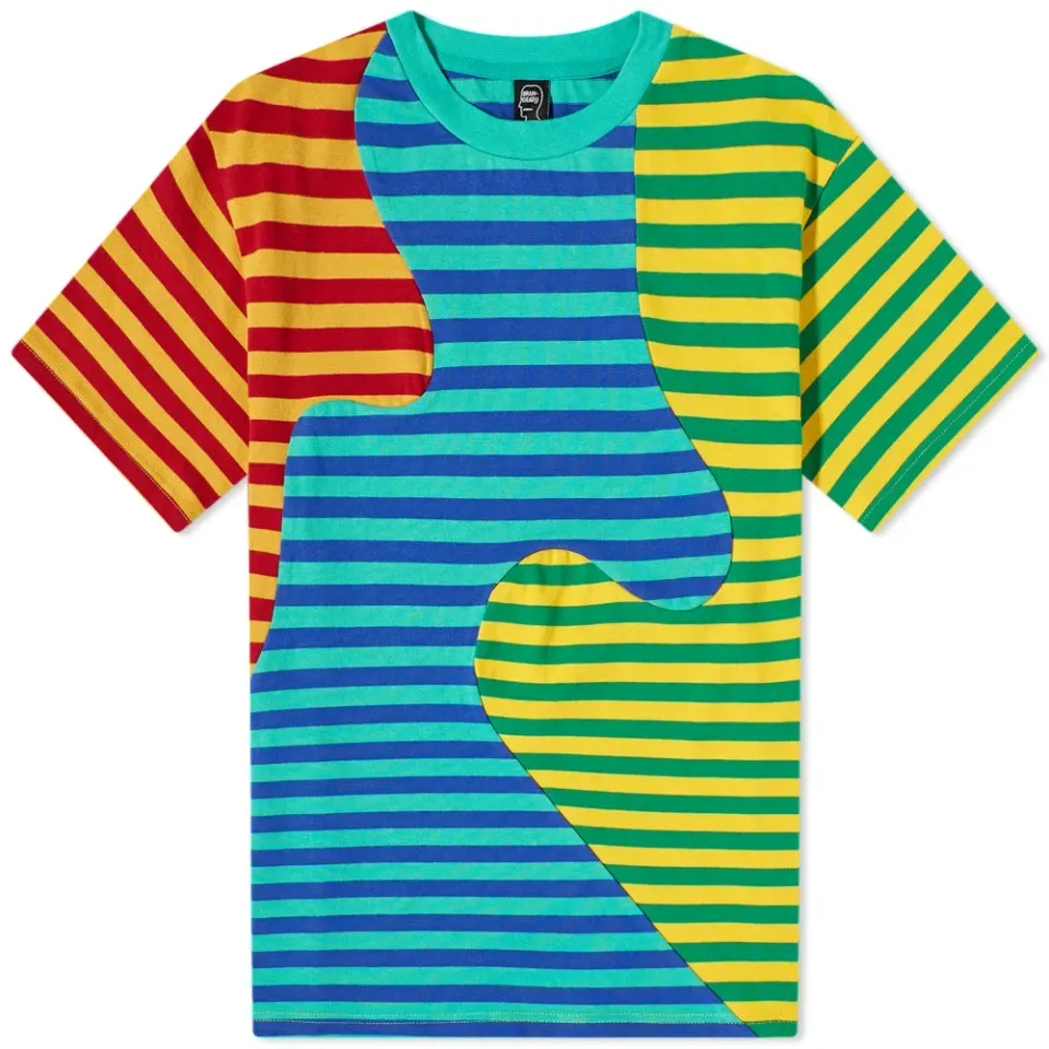 Paneled Stripe T-Shirt