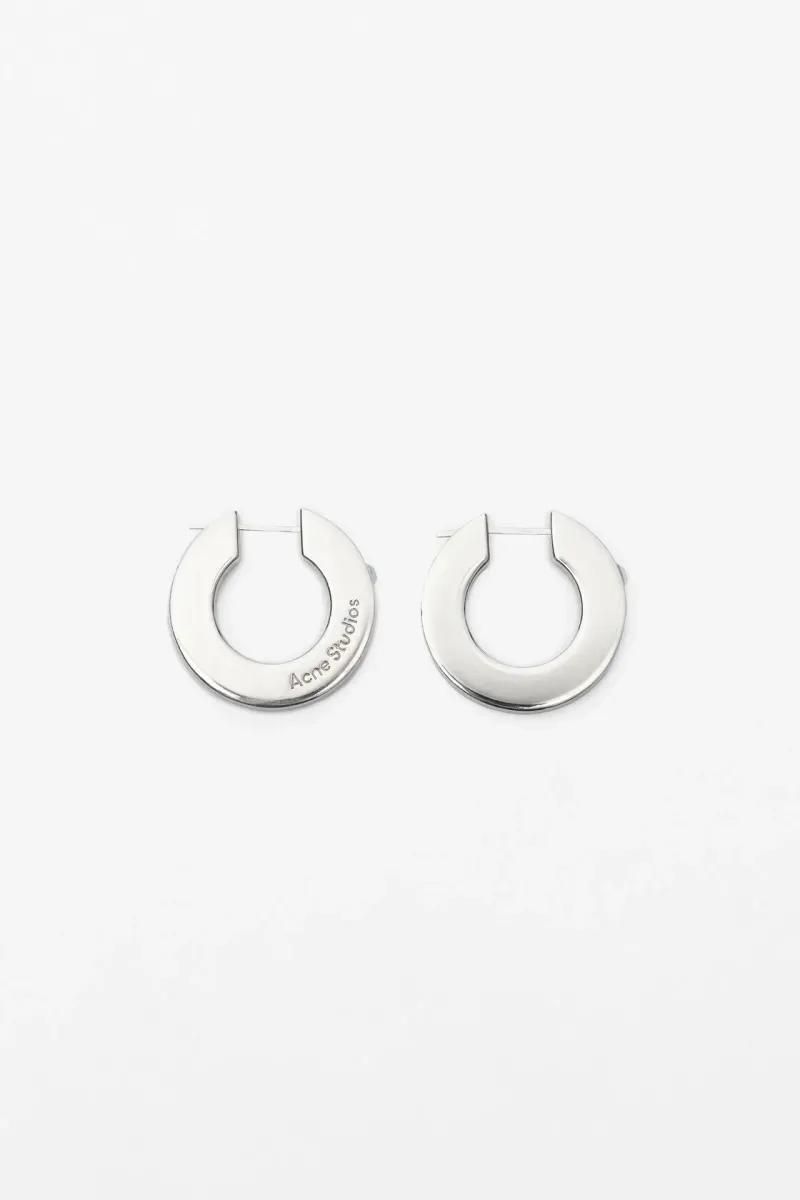 Crystal hoop earrings