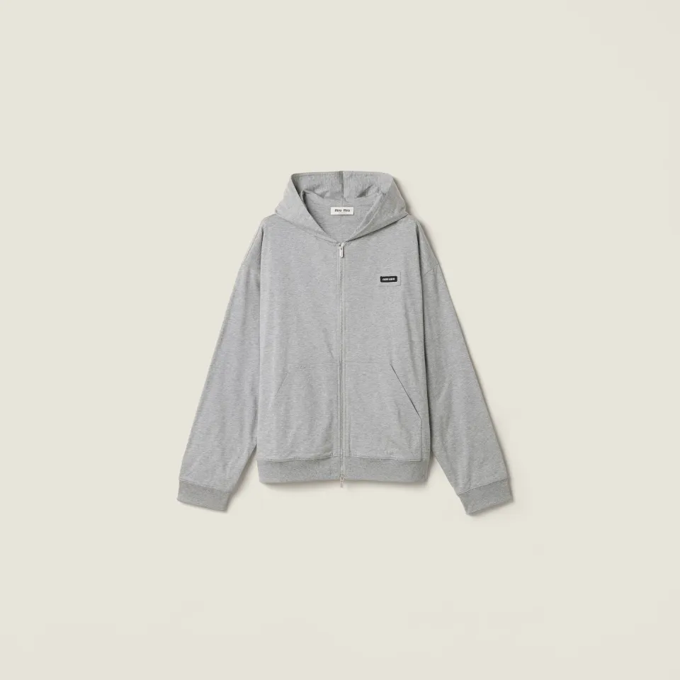 Cotton fleece hoodie