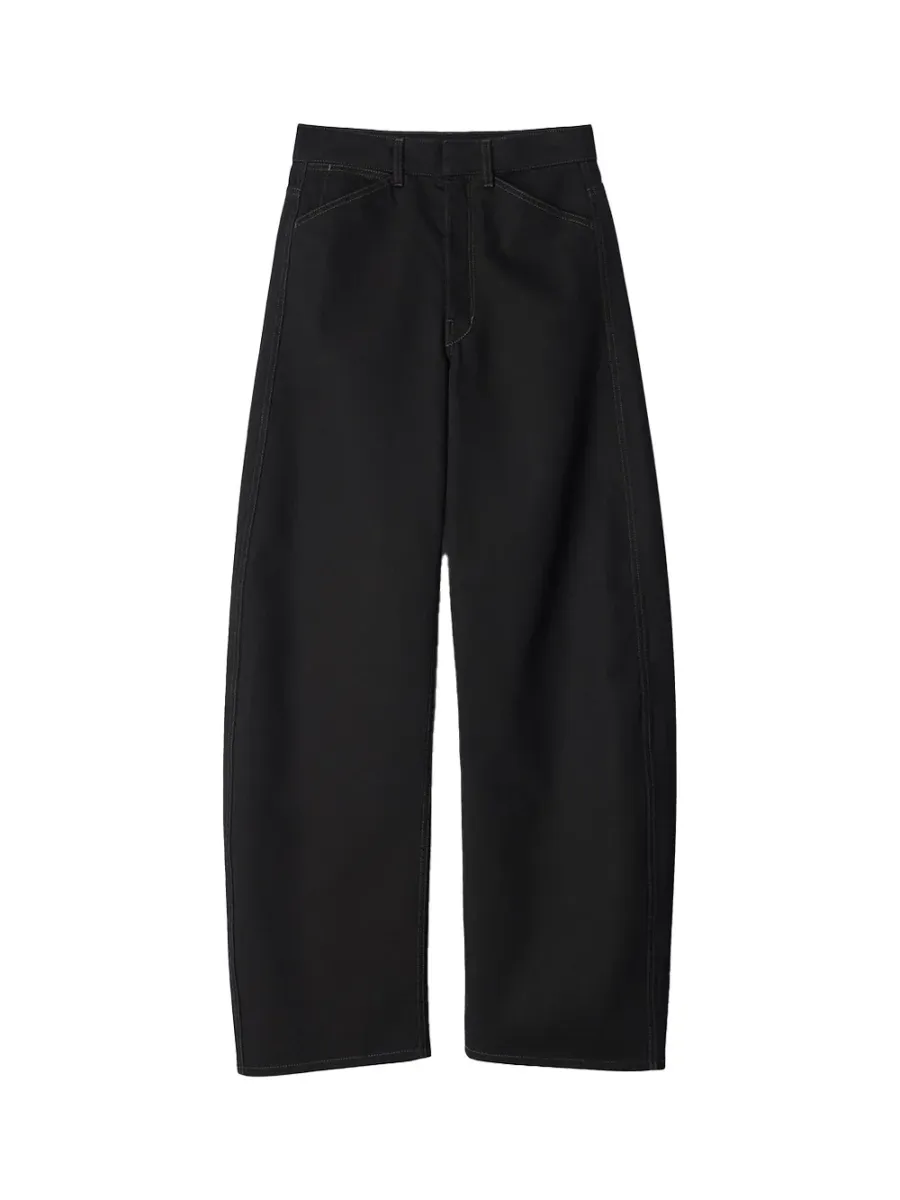 High-Waisted Pants Black