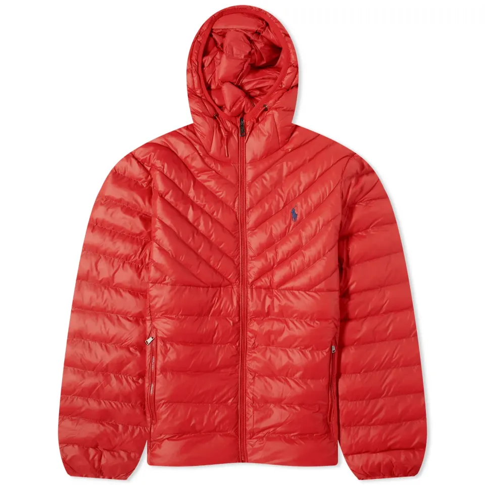 Terra Chevron Insulated Hooded Jacket