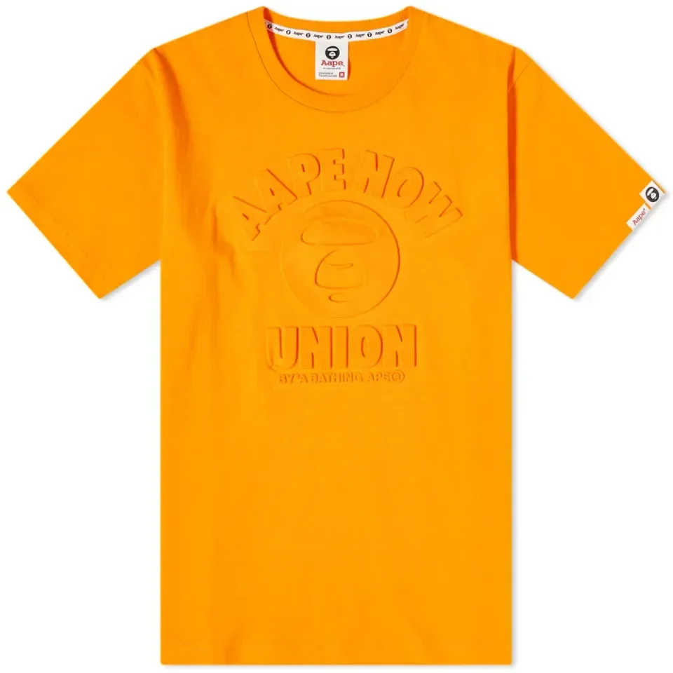 AAPE Embossed College Tee