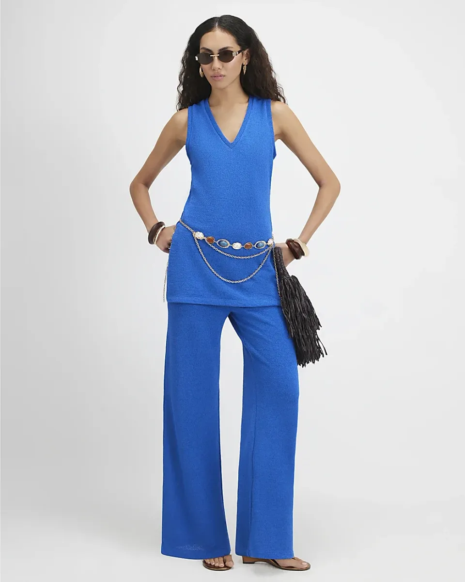 Knit Wide Leg Trousers