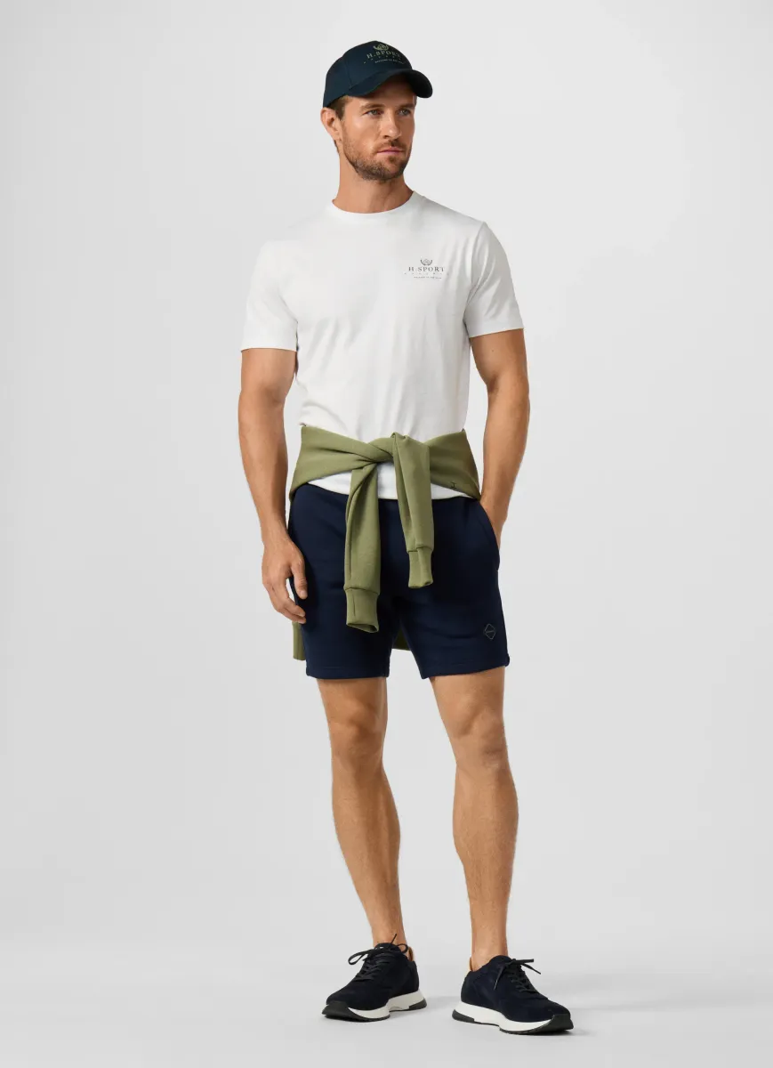 Luxe Branded Badge Short Sweat