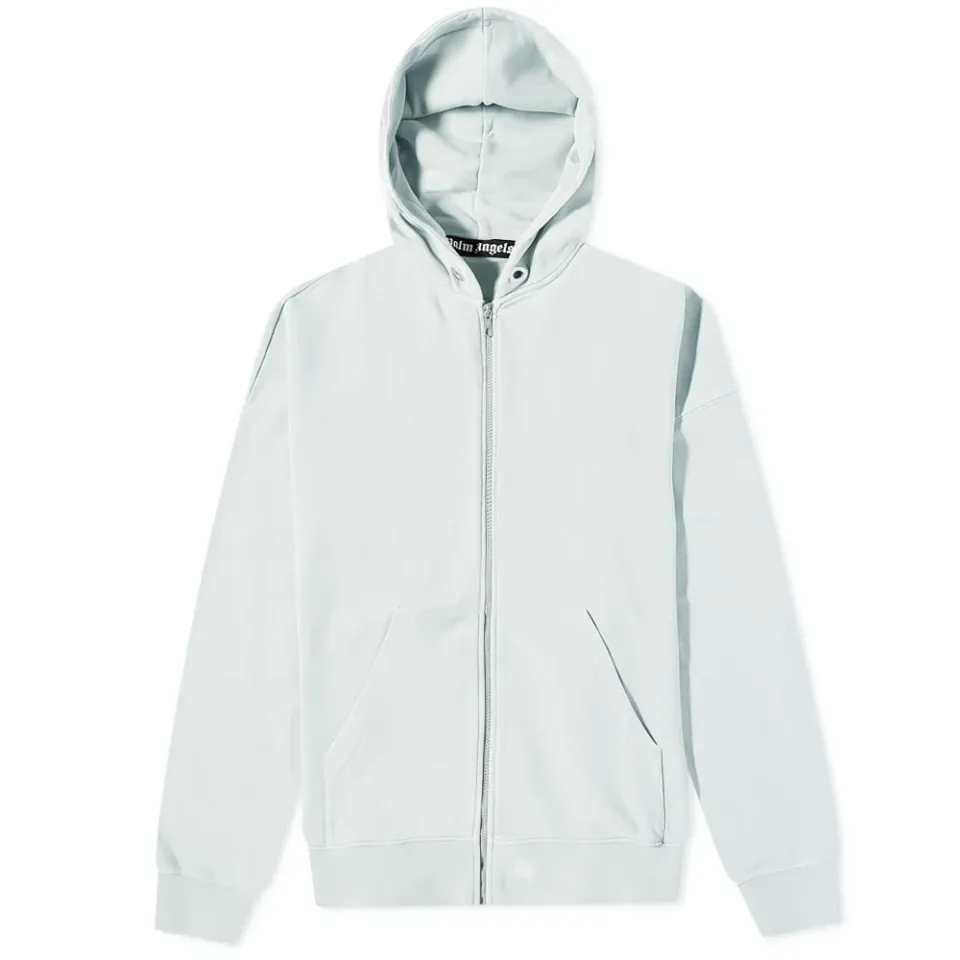 Reverse Logo Zip Hoodie