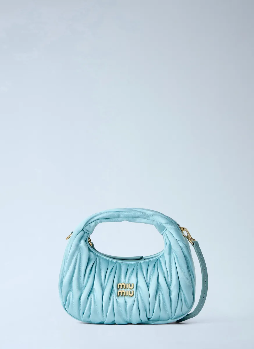 Wander Matelassé Satin Mini Bag