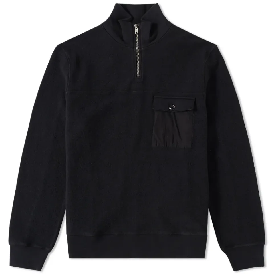 Half Zip Crew Sweat
