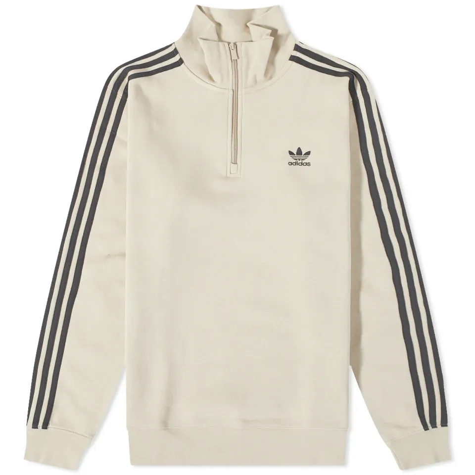 3 Stripe Half-Zip Sweat