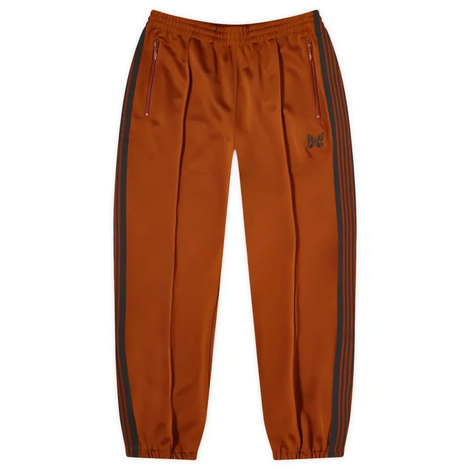 Poly Smooth Zipped Track Pants
