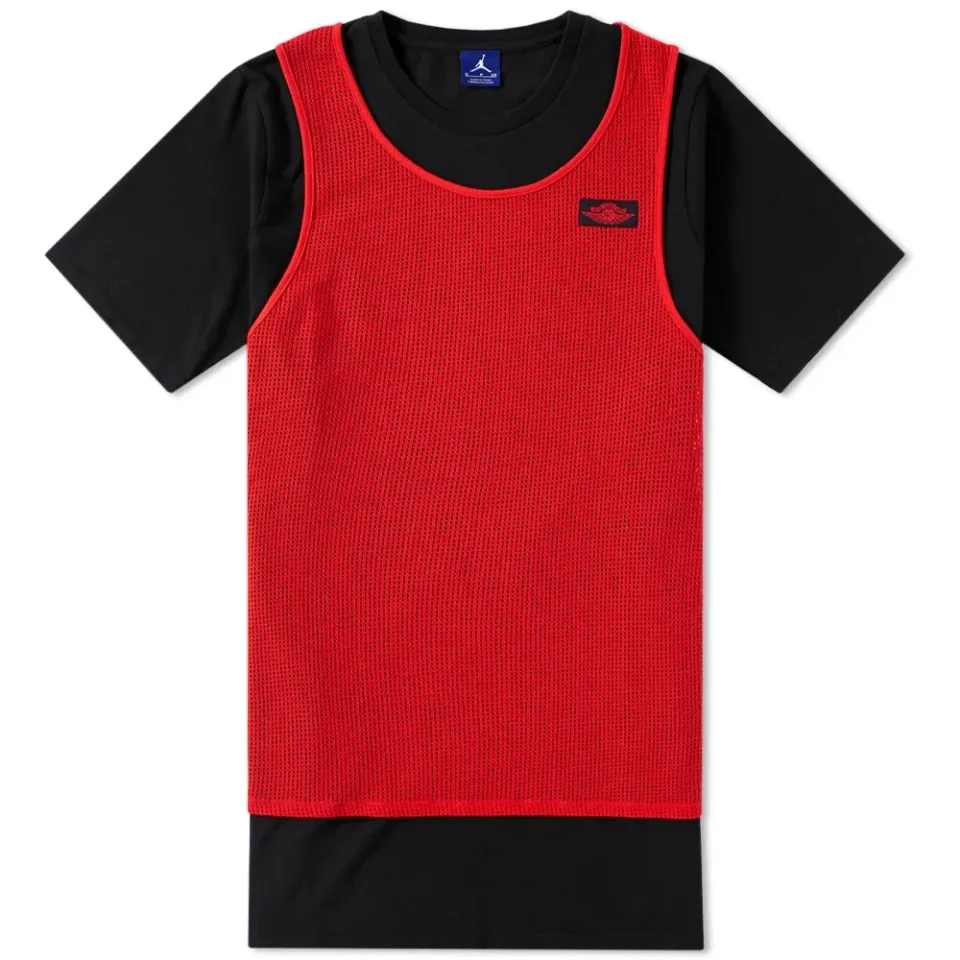 Mesh Slight Overlay Tee