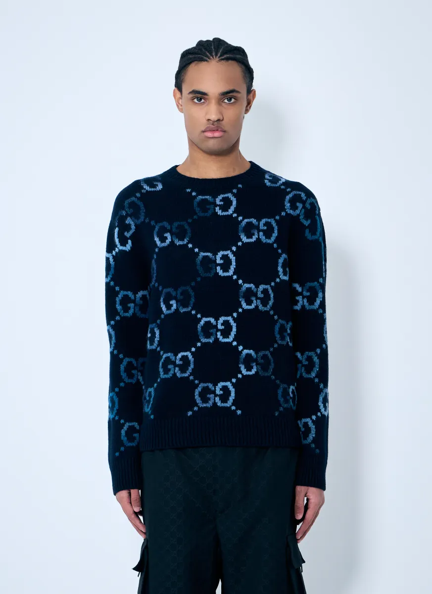 GG Intarsia Knit Sweater