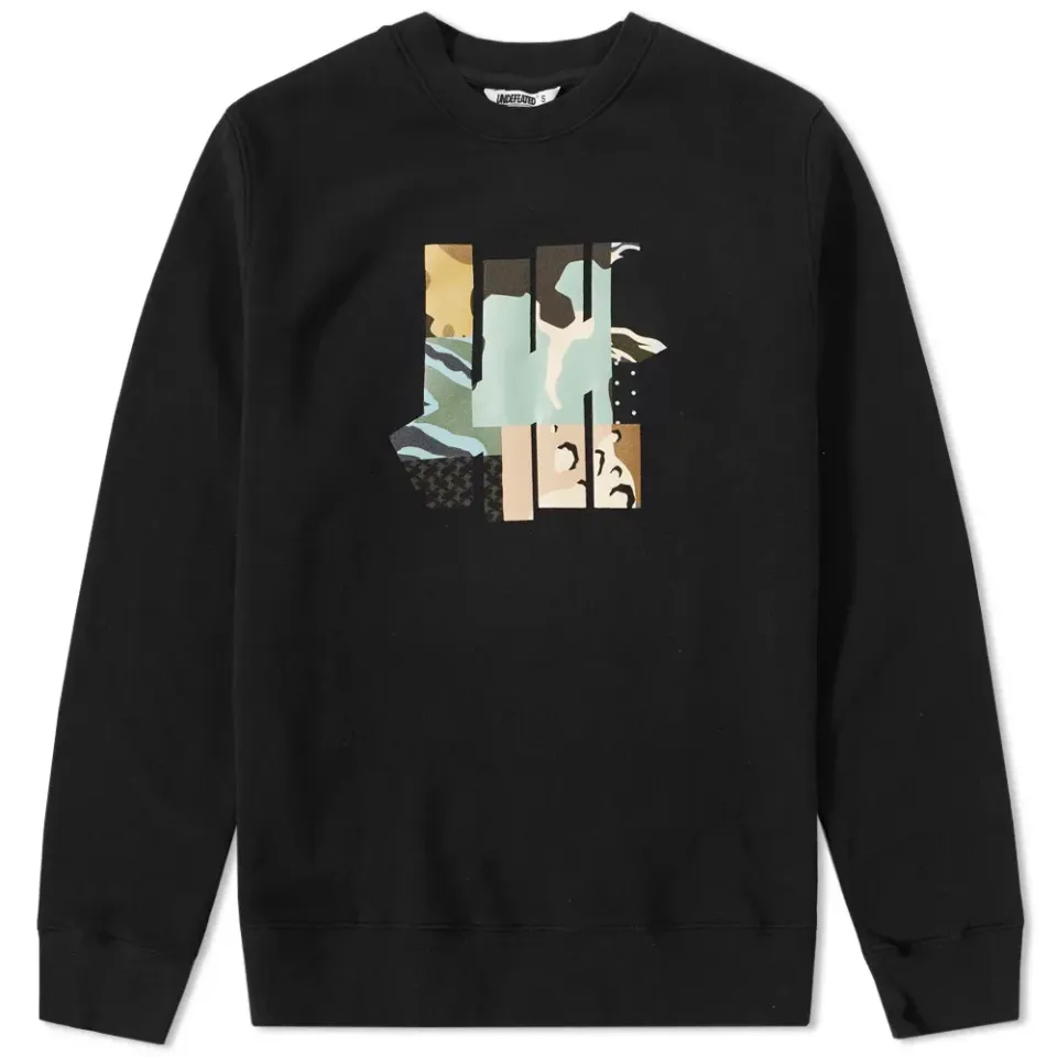 Patchwork Strike Crew Sweat