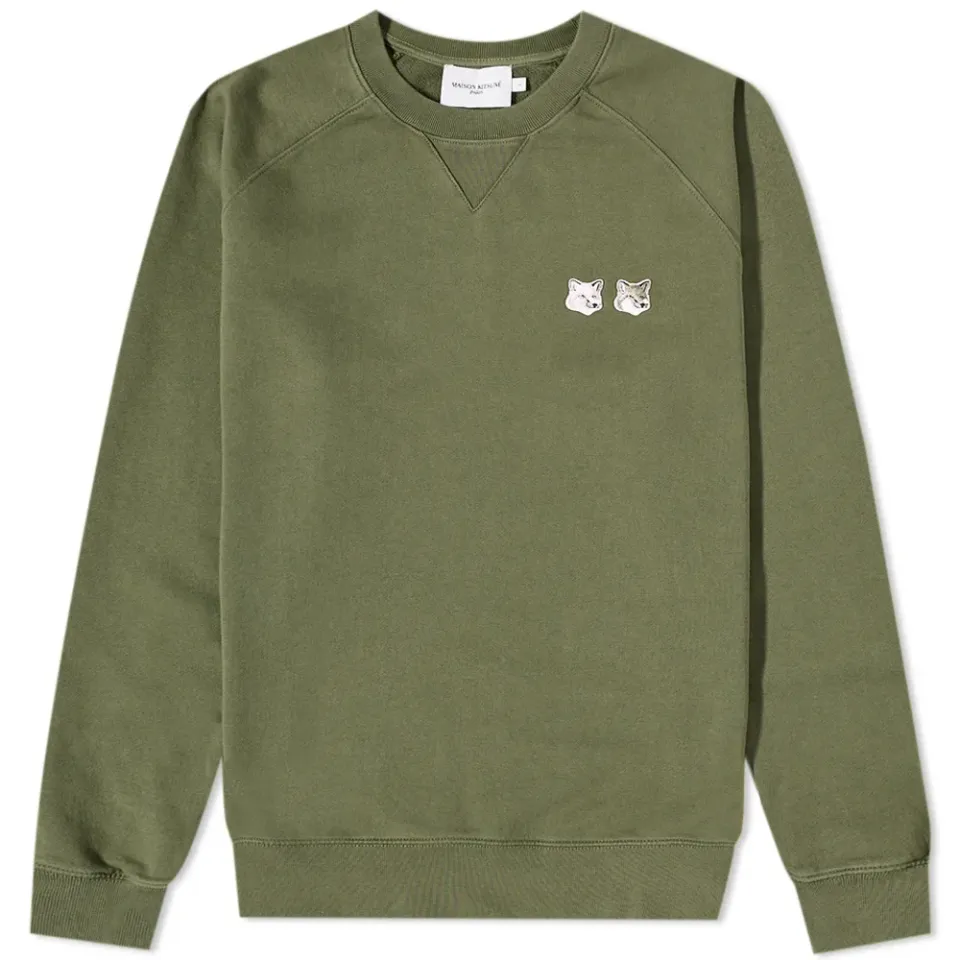 Monochrome Fox Head Classic Crew Sweat