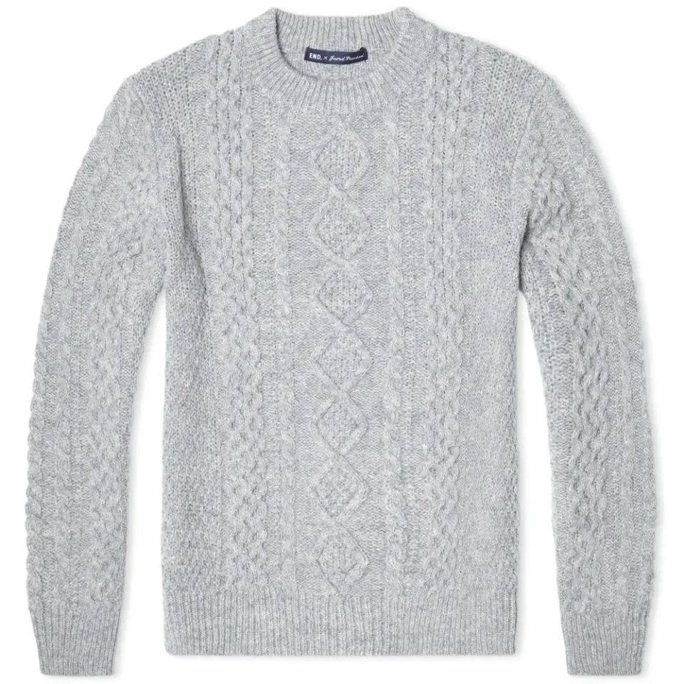 END. x Journal Standard Wool Cable Crew Knit