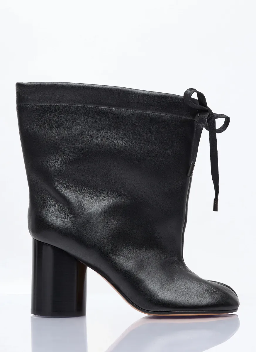 Tabi Drawstring Ankle Boots