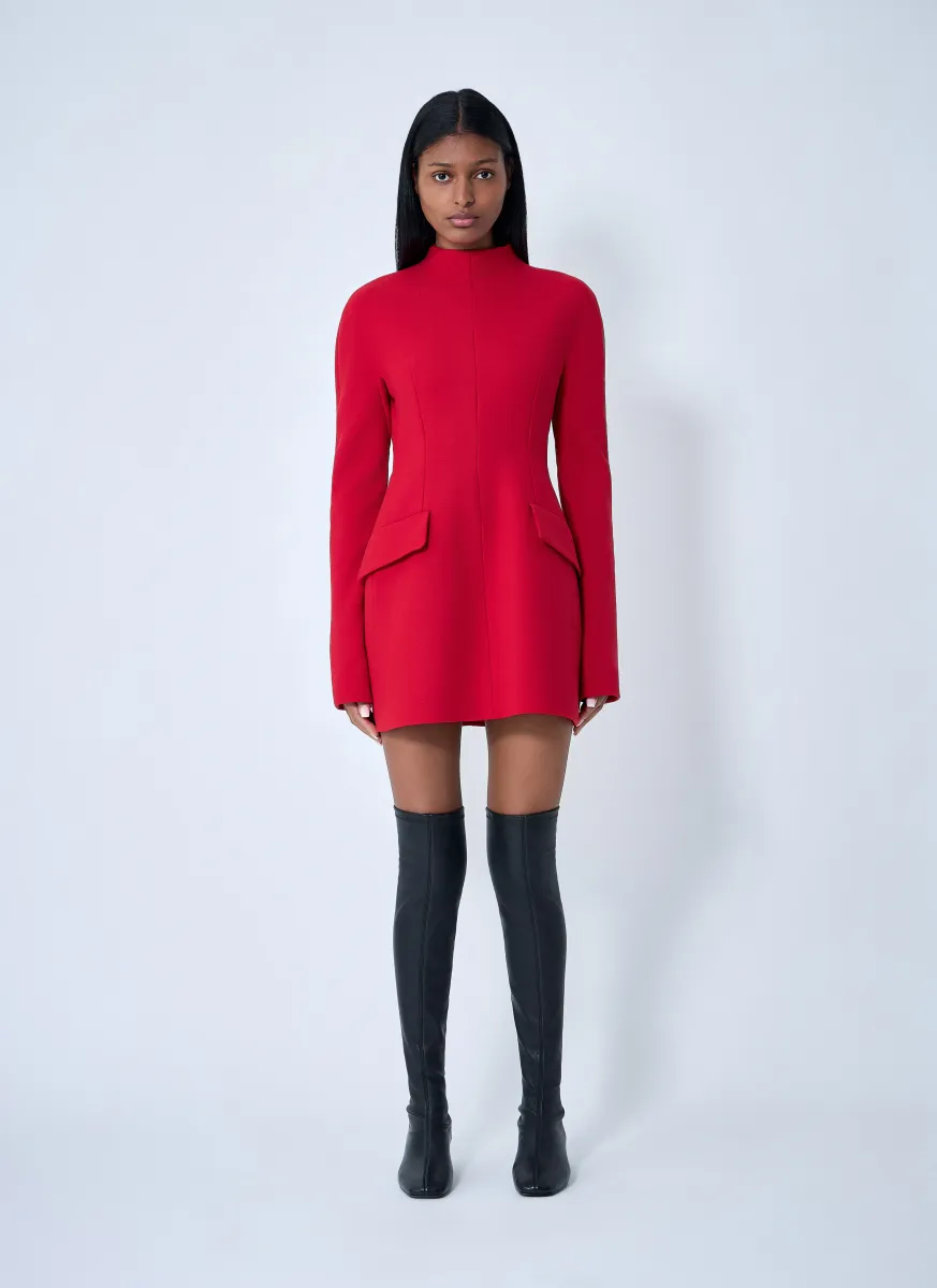 Wool-Blend Dress