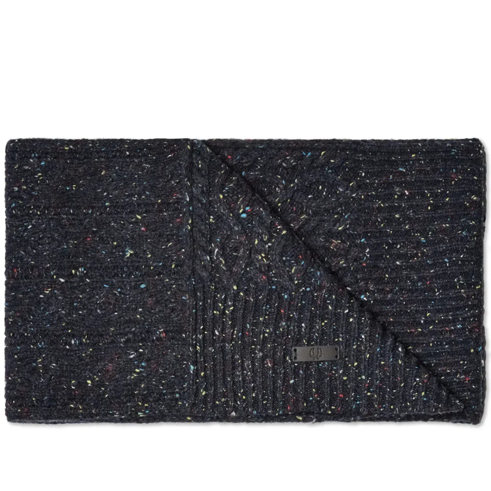 Fred Perry Flecked Cable Scarf