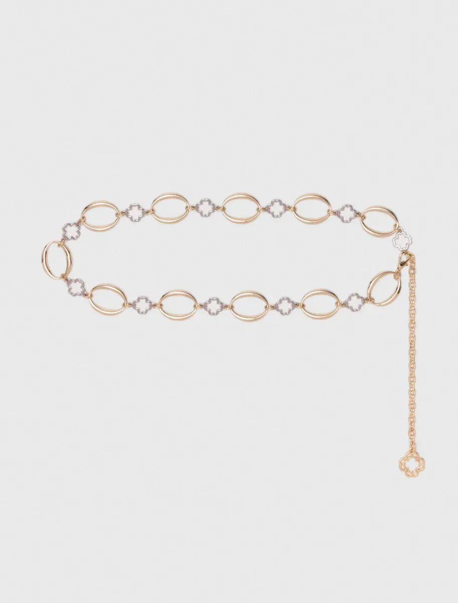 Clover link jewellery belt