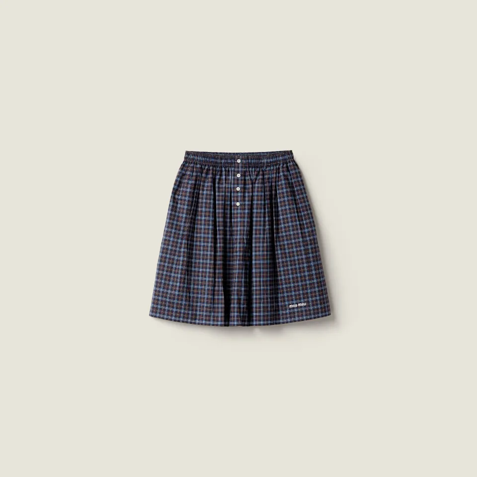 Plaid skirt