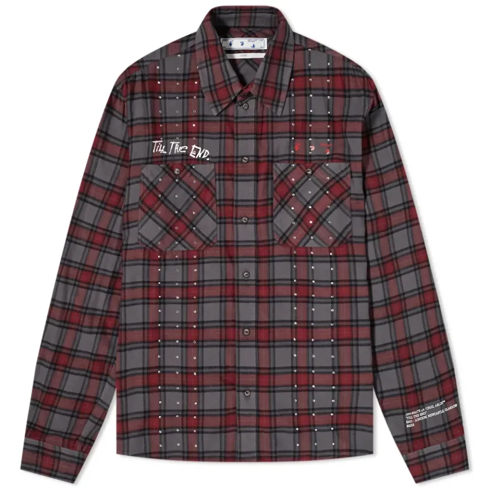 END. x Off-White Arrows Flannel Shirt