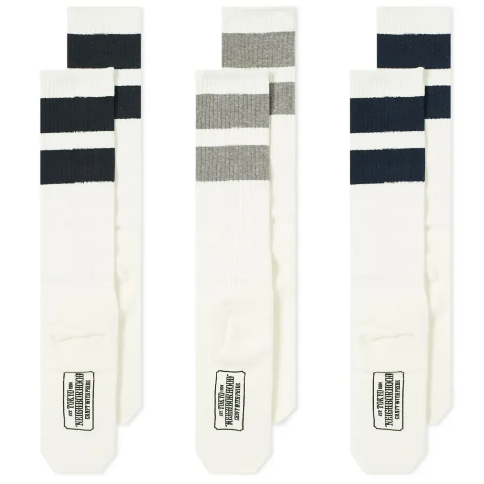Long Sock - 3 Pack