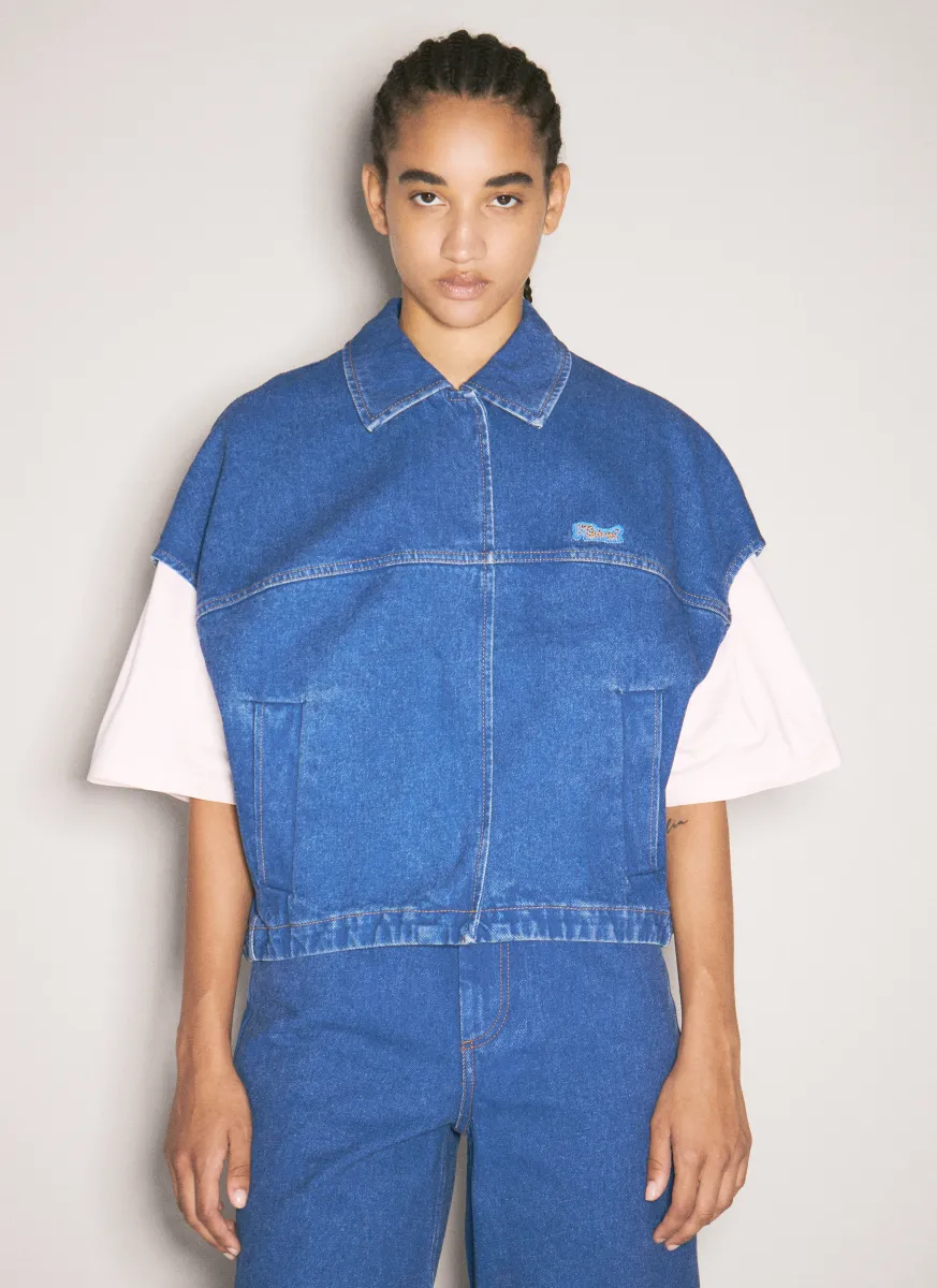 Mending Patch Denim Jacket