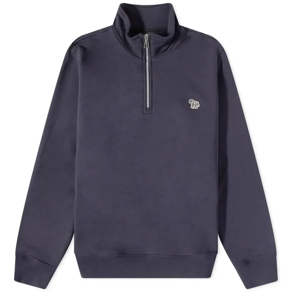 Zebra Half Zip Sweat