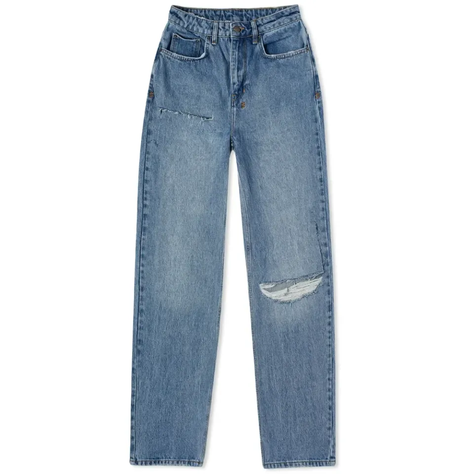 Playback High Rise Ripped Jeans