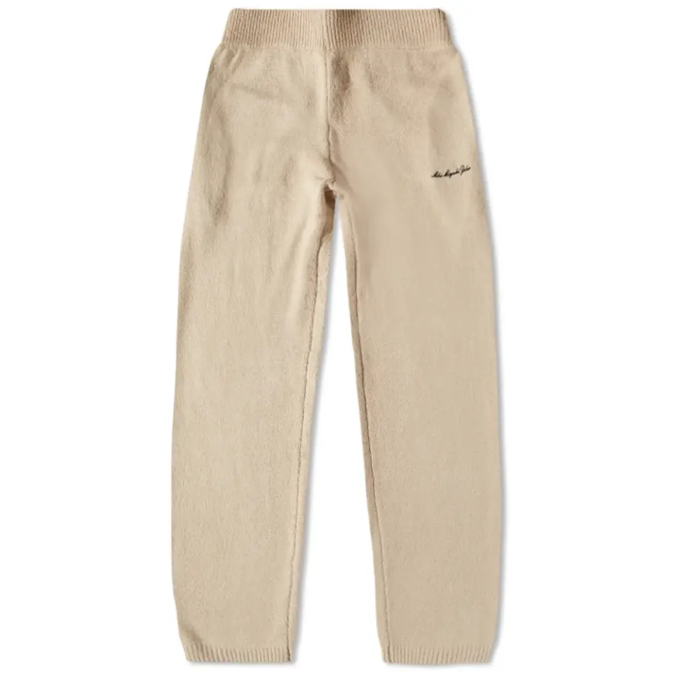 Mohair Blend Knit Sweat Pant