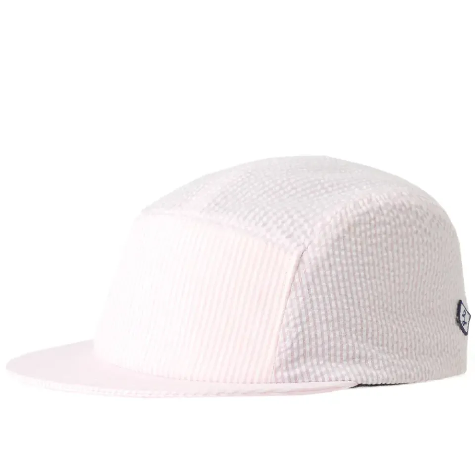 Seersucker 5 Panel Cap